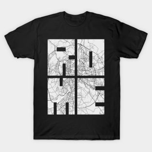 Rome, Italy City Map Typography - Light T-Shirt